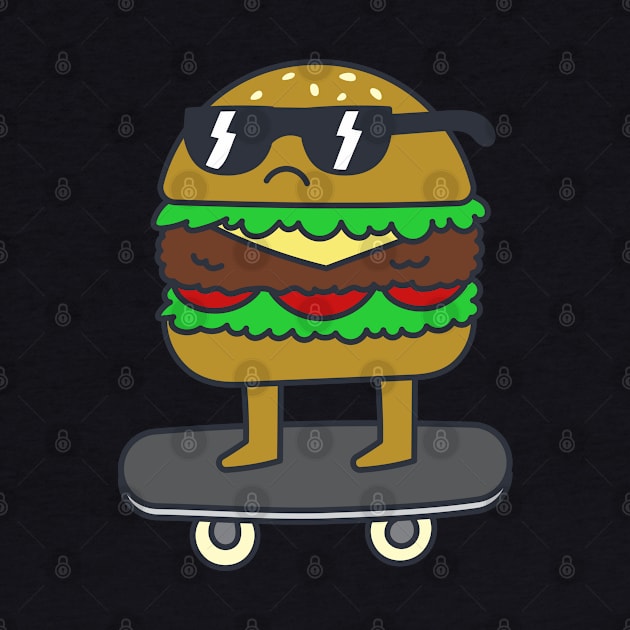 Burger Skater by rudypagnel